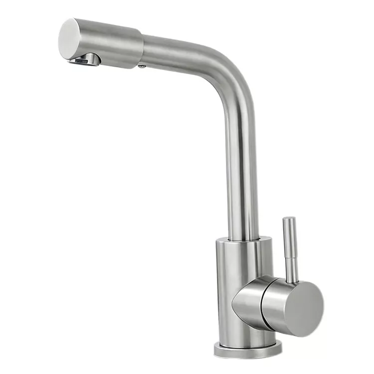 Dual-Function 360 ° Kutenderera Kupisa Uye Kutonhora Basin Faucet