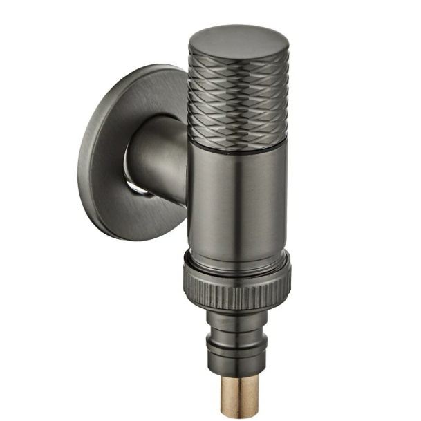 Pfuti Gray Yakanunirwa Handle Mvura Stop Angle Valve