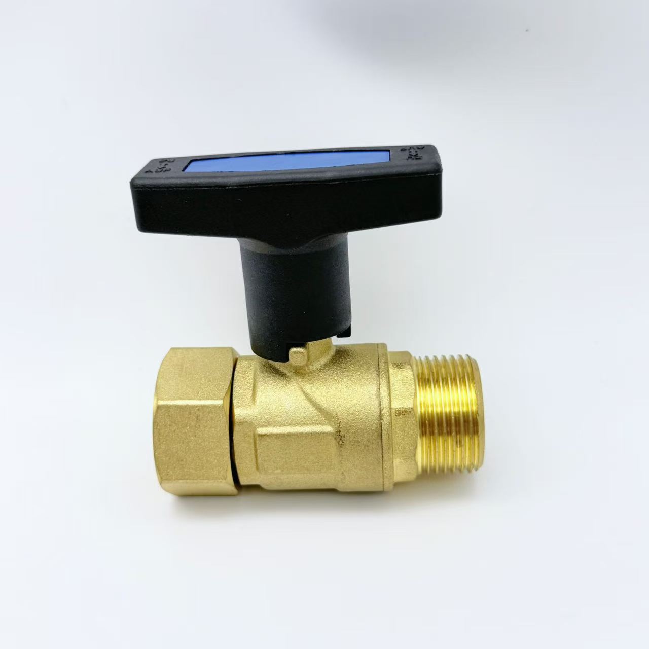 Yakakwira-Handle Union Brass Bhora Valve