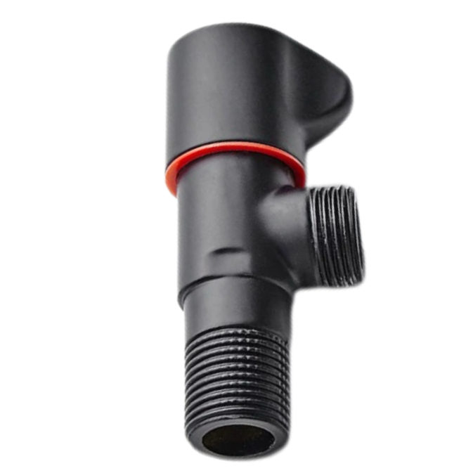 Matte Black Universal Inopisa uye Cold Angle Valve Set