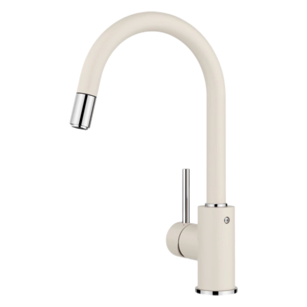 Minimalist Gooseneck Inopisa Uye Inotonhora Kitchen Pull-Out Faucet