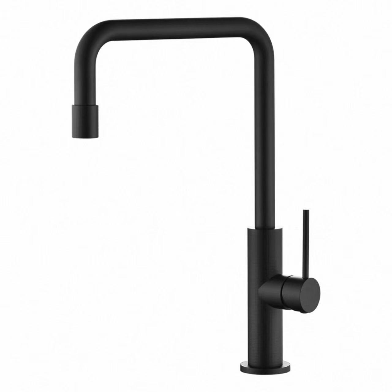 Minimalist L-Shaped Tube Yakakandwa Kitchen Hot And Cold Faucet
