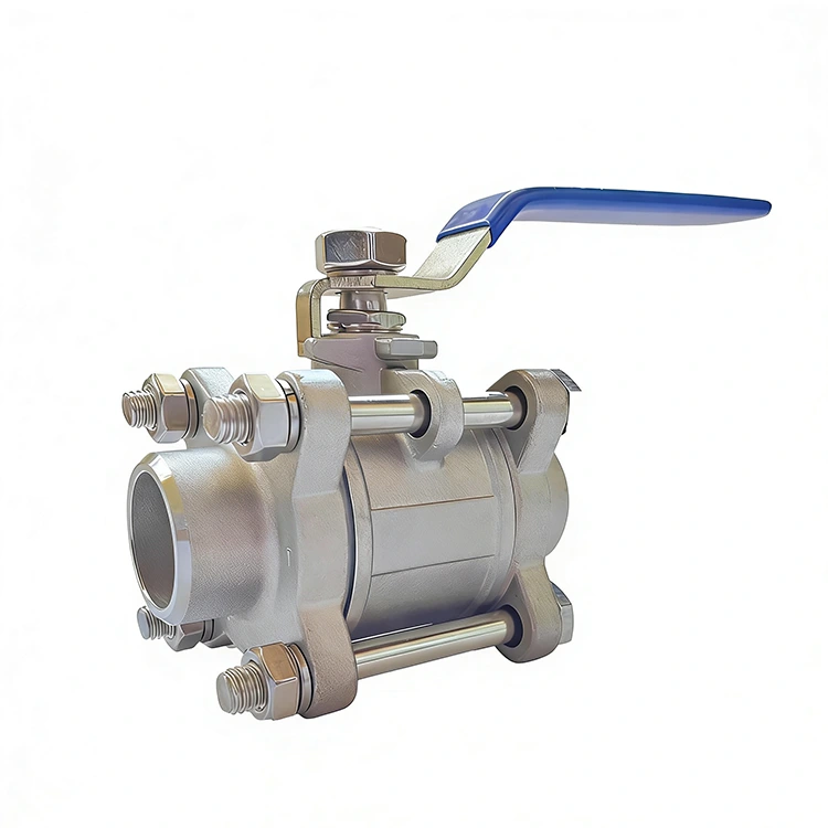 PN16 3PC Socket Weld Ball Valve
