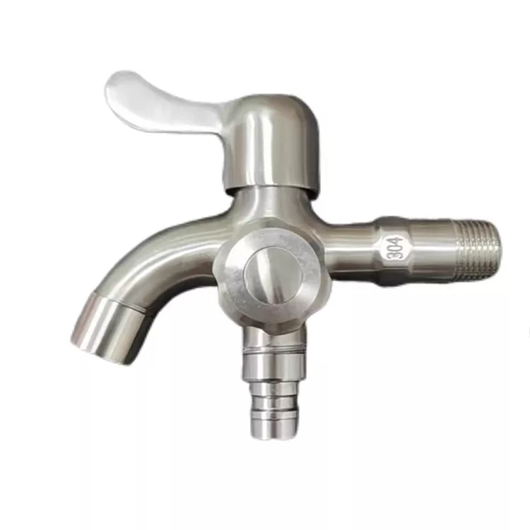 Kurumidza-kuvhura dual-outlet faucet