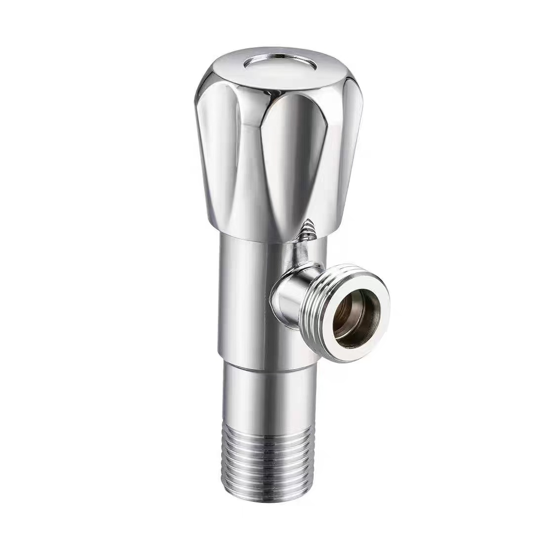Kukurumidza-kuvhura petal-shaped knob angle valve
