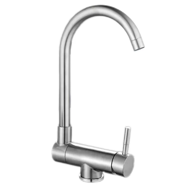 Inotenderera, Inopeta, Yepamusoro-Bend Kitchen Inopisa Uye Inotonhora Faucet Inotenderera, Inopeta, Yepamusoro-Bend Kitchen Inopisa Uye Inotonhora Faucet