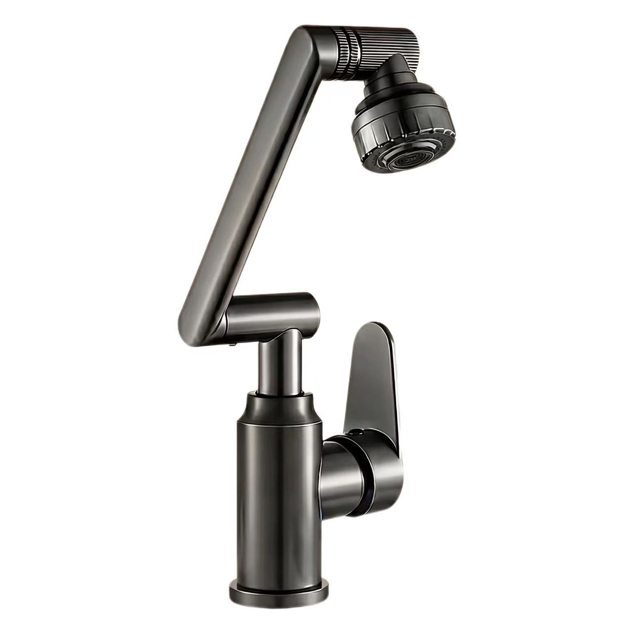 Kutenderedza Robotic Arm Kupisa Uye Kutonhora Basin Faucet