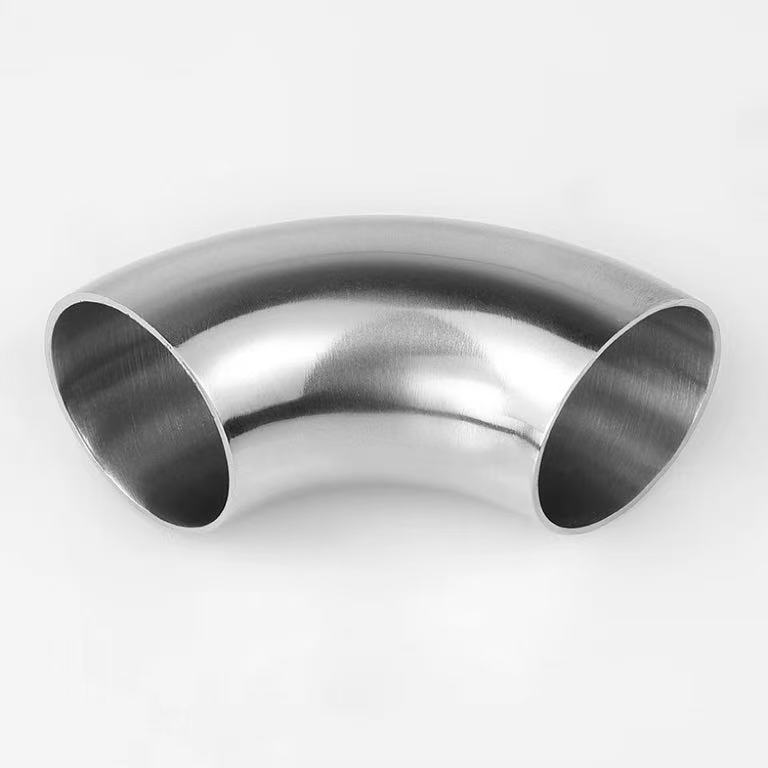 Sanitary Giredhi 90-dhigirii Welded Elbow