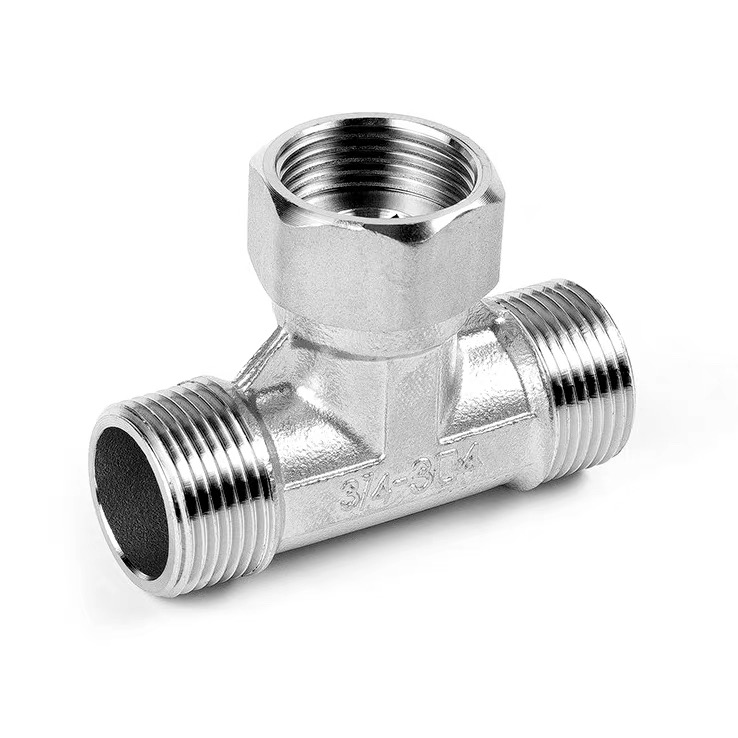 Stainless Steel Swivel Murume-Mukadzi-Mukadzi Pipe Tee