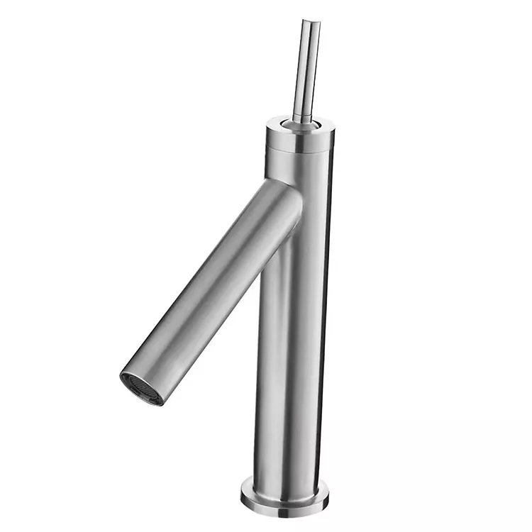 Pamusoro Bata Cylindrical Hot And Cold Basin Faucet